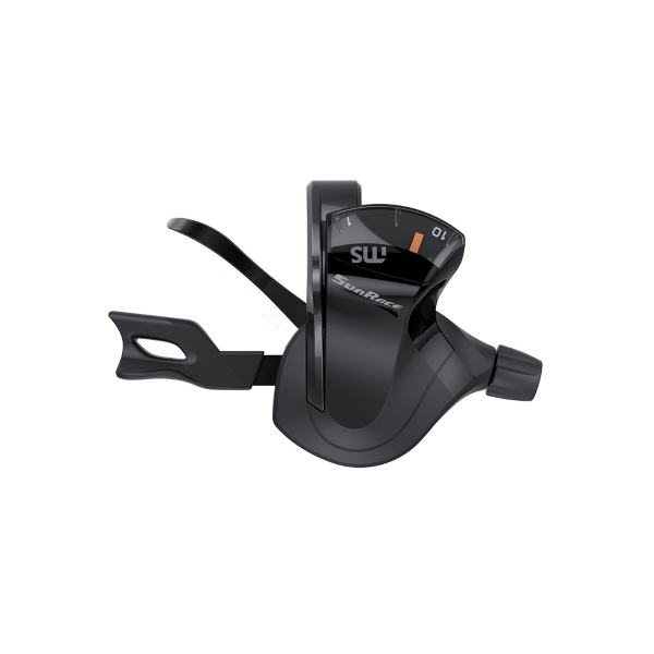 SHIMAN 3X compatible con la caja de cambios MS, izquierda, collar, con pantalla, negro