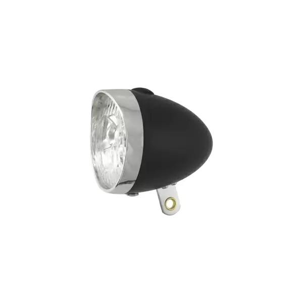 Front light 'RETRO' with 3 led. CP finish black #1