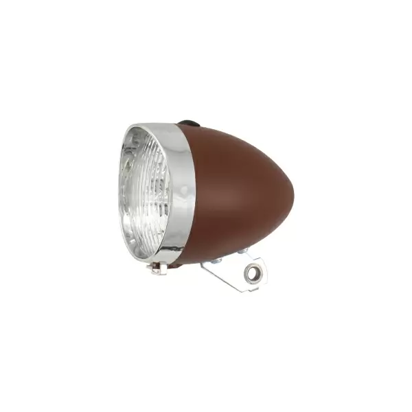 Front light battery brown  VINTAGE with 3 white led #1