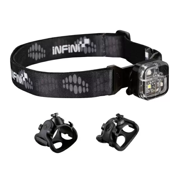 led-licht aria sport plus 1 weiß + 2 rot mit elastischem band und halterung #1