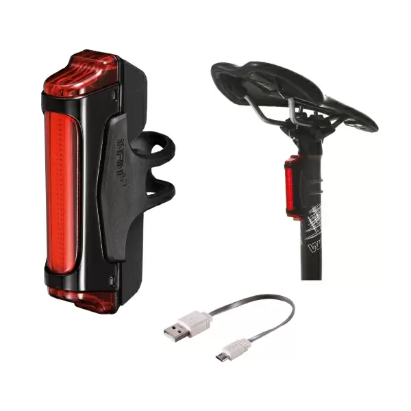 rear taillight I-461R1 SWORD with 30 cob red led usb recharge #1