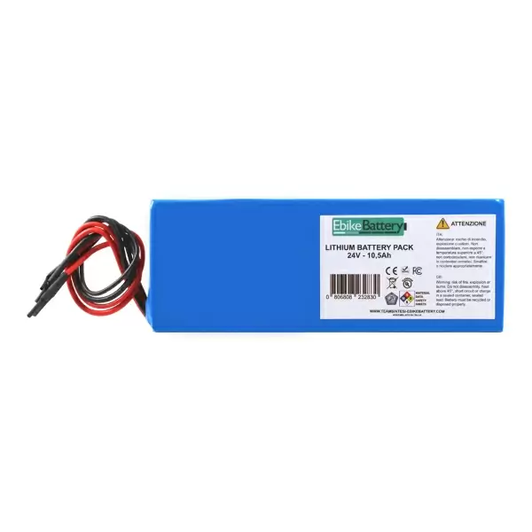 Pacco batterie al litio per e-bike 24V 105Ah - image