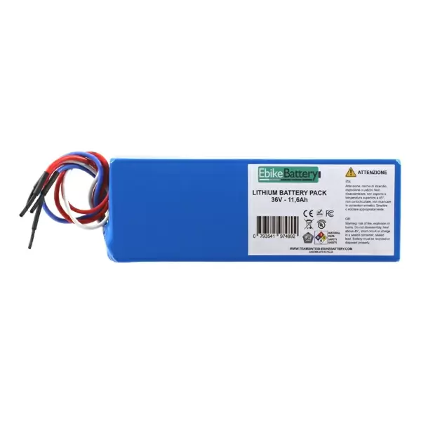 Pack de baterías de litio para bicicletas eléctricas 36V 116Ah - image