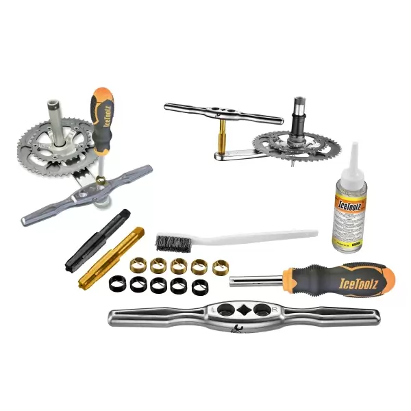 Kit for tapping cranks #1