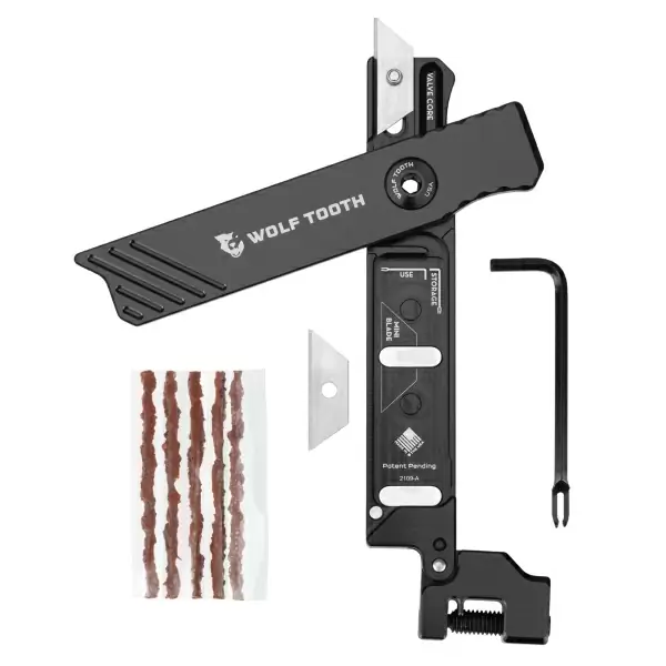 Multitool 8-Bit Smagliacatena Riparazione Tubeless Nero - image