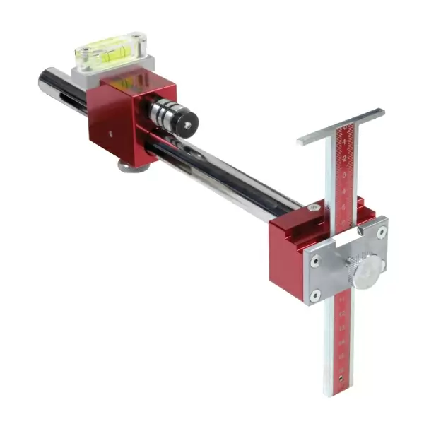 Innovative tool for levers height detenction millimetric ruler expander for the handlebar fixing #1
