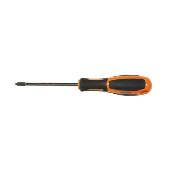 Destornillador de cruz con cómodo mango de goma 2 x 100 - 6 #1