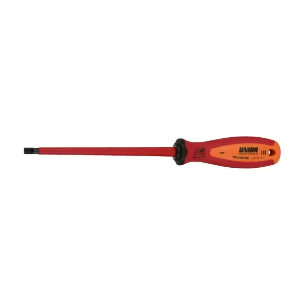 Cacciavite Piatto Punta 0.6x3.5 Lunghezza 100mm (con Impugnatura 185mm) #1