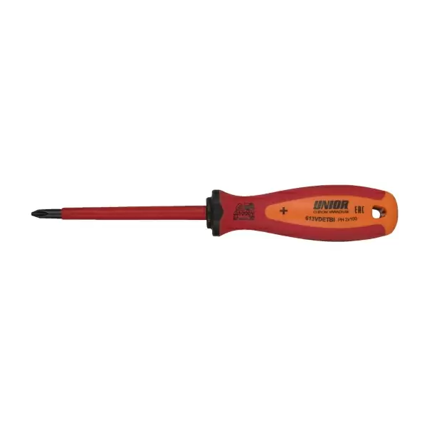 Destornillador Phillips PH2 Longitud 100 mm (con mango 210 mm) #1