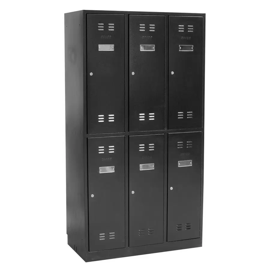 Armoire à 6 compartiments 1000 x 500 x 1880 mm (porte 300 x 875 mm) - image