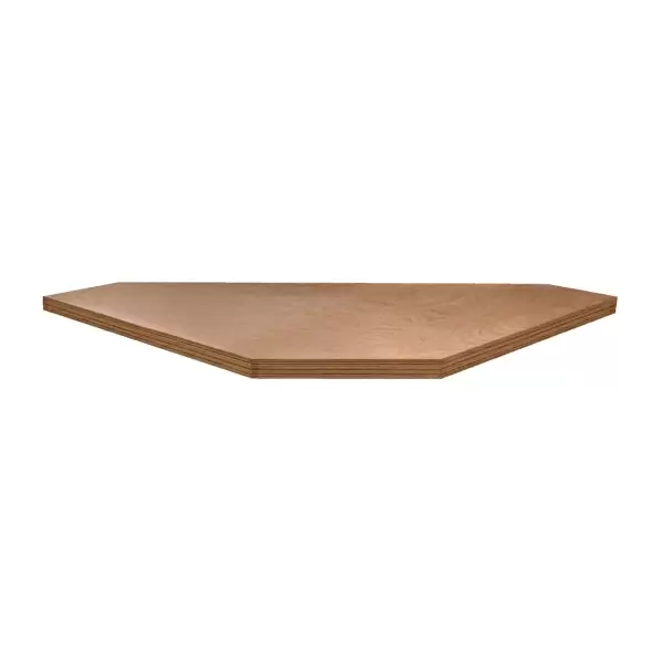 Angular Wooden Worktop 1000 x 1000 x 40mm #1