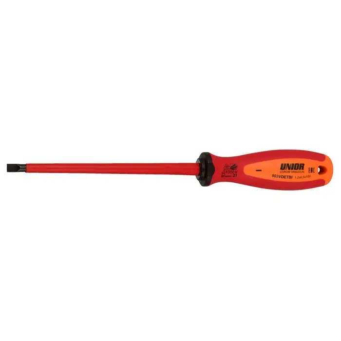 Cacciavite a Taglio 1.0x4.5x125mm Isolato VDE TBI 603VDETBI - image