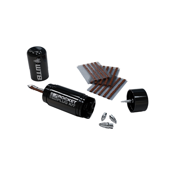 Kit riparazione tubeless TCS ROCKET TIRE PLUG nero confezione 1 pezzo