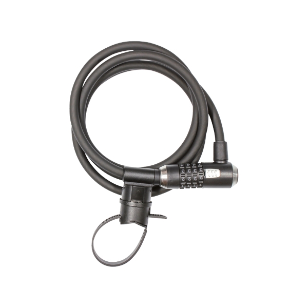 Kryptoflex 1218 Black Combo Spiral Cable Lock