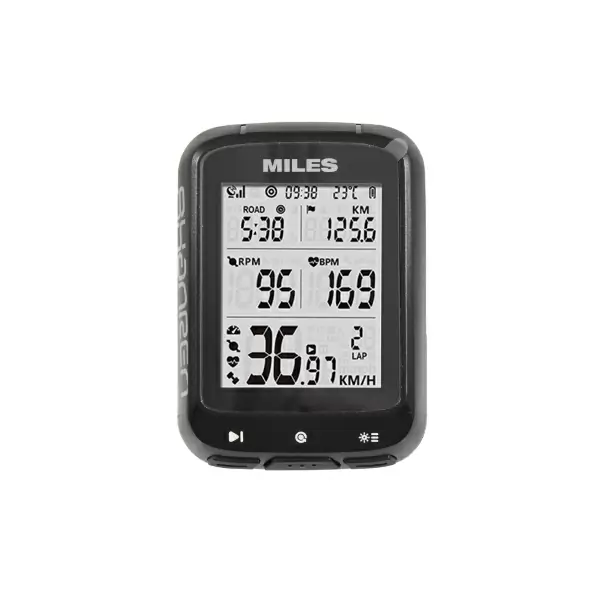 Compteur de vélo Miles Smart GPS ANT+/Bluetooth, capteur de puissance, moniteur de fréquence cardiaq #2