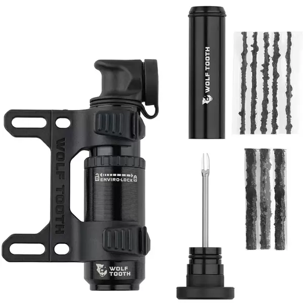 Mini pompa portatile Encase 30CC con kit riparazione Tubeless - image