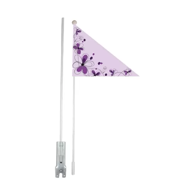 Bicycle flag purple color #1