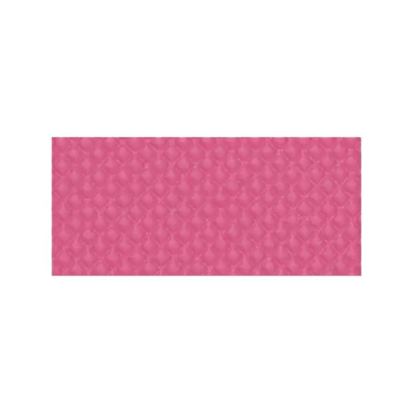 Par de cintas de manillar diamante antideslizante con gel rosa neón #1