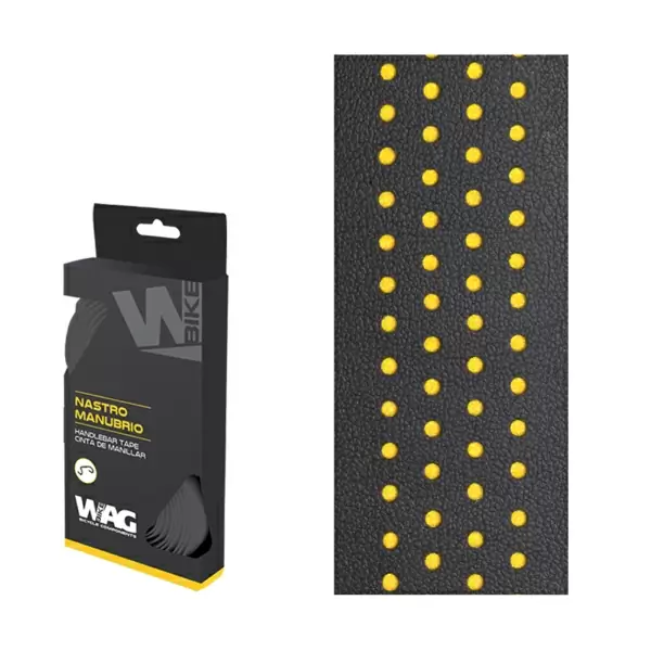 Nastro manubrio Double Color nero/giallo #1