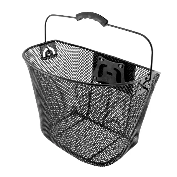 Iron basket with handle bar attachment clip #1