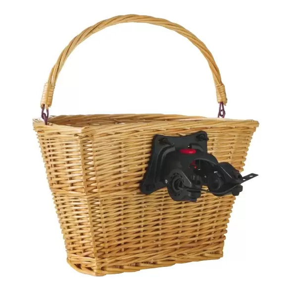 Wicker basket 36x26x22h with quick release natural #1