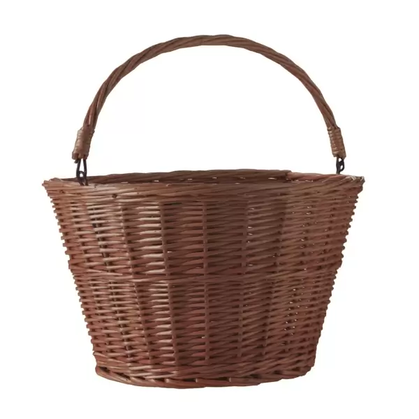 Cestino vimini 36x26x22h a sgancio rapido marrone #1