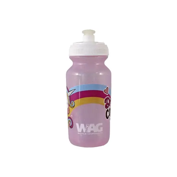 Botella de agua 380ml Sin Cápsula Protectora Rosa Brillante - image