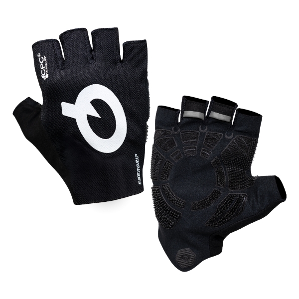 Luvas ENERGRIP SHORT FINGER S preto branco