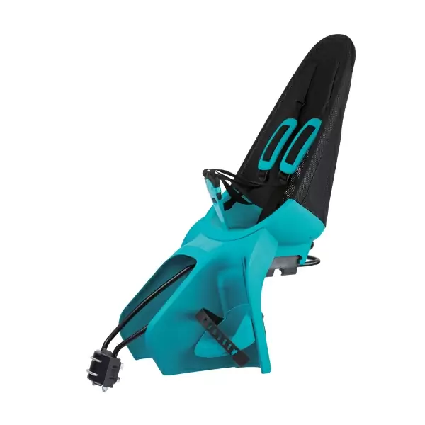 Seggiolino posteriore AIR REAR attacco al telaio nero turchese - image