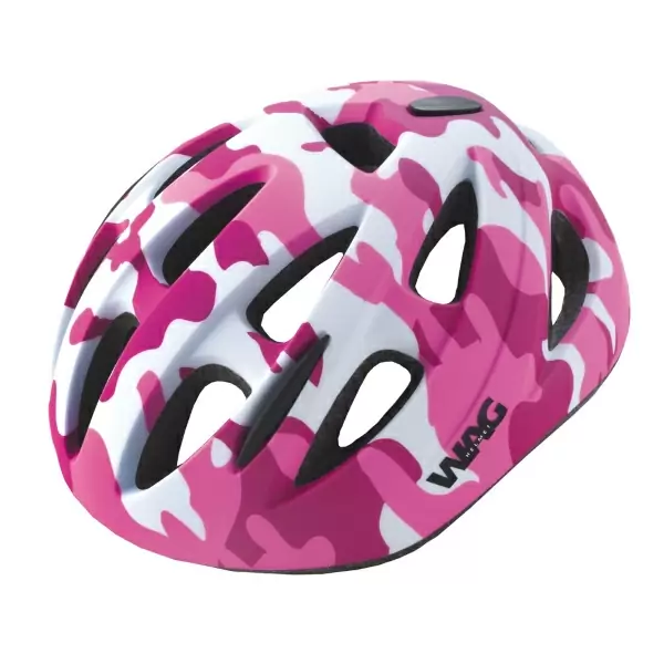 Casco sky niño talla s camuflaje rosa #1