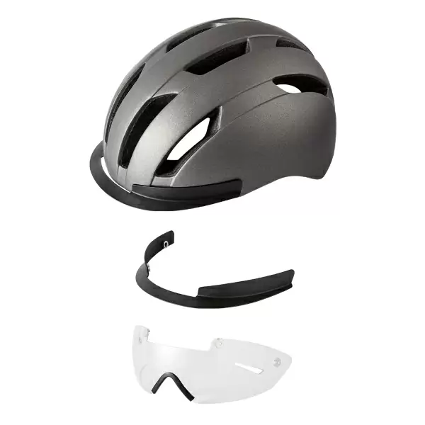 E-WAY Helm Größe M (52-58cm) silber #1