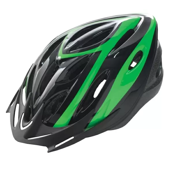 Rider Helmet Black/Green Size M (54-58cm) #1