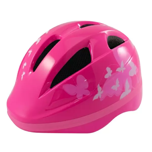 GIRL helmet size XS 48-52cm Butterfly design pink #1