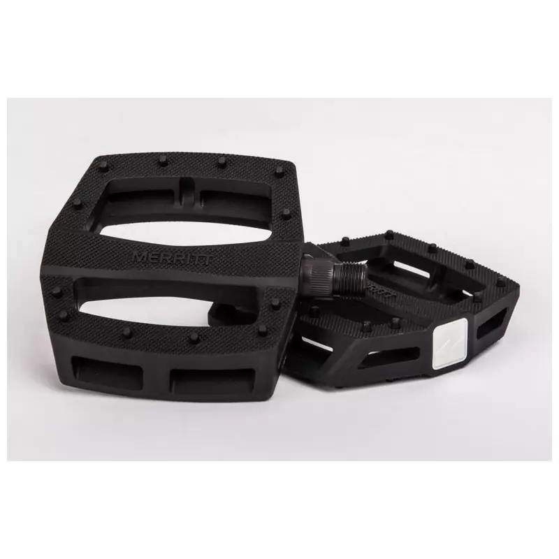 Par de Pedales P1 PC PEDAL 9/16'' Nylon/Aluminio Rojo #1