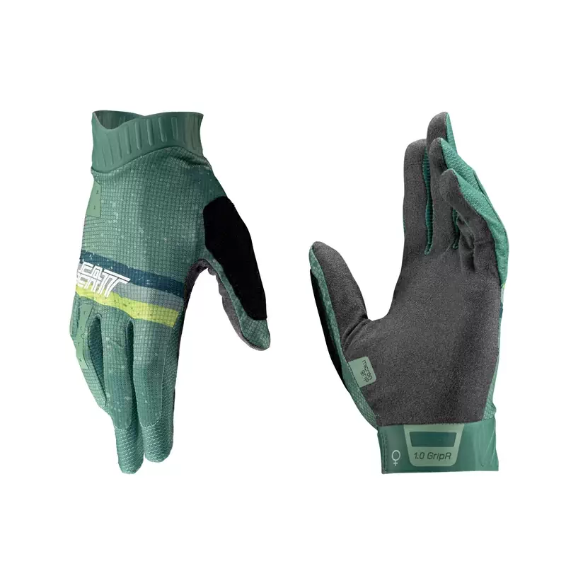 MTB-Handschuhe 1.0 GripR Damen Petrol Größe S - image