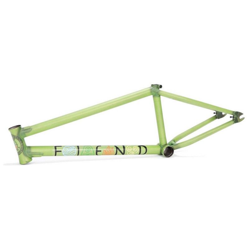 Raekes BMX-Rahmen ohne Bremssatz, grün, Größe 20,6''