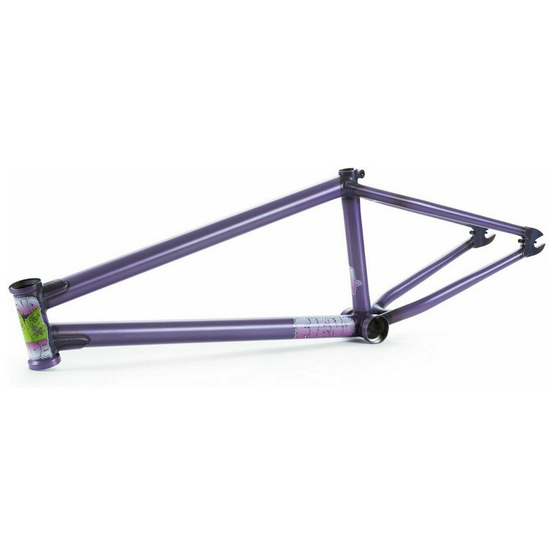 Quadro BMX MORROW V4 20,5'' sem kit de freio roxo