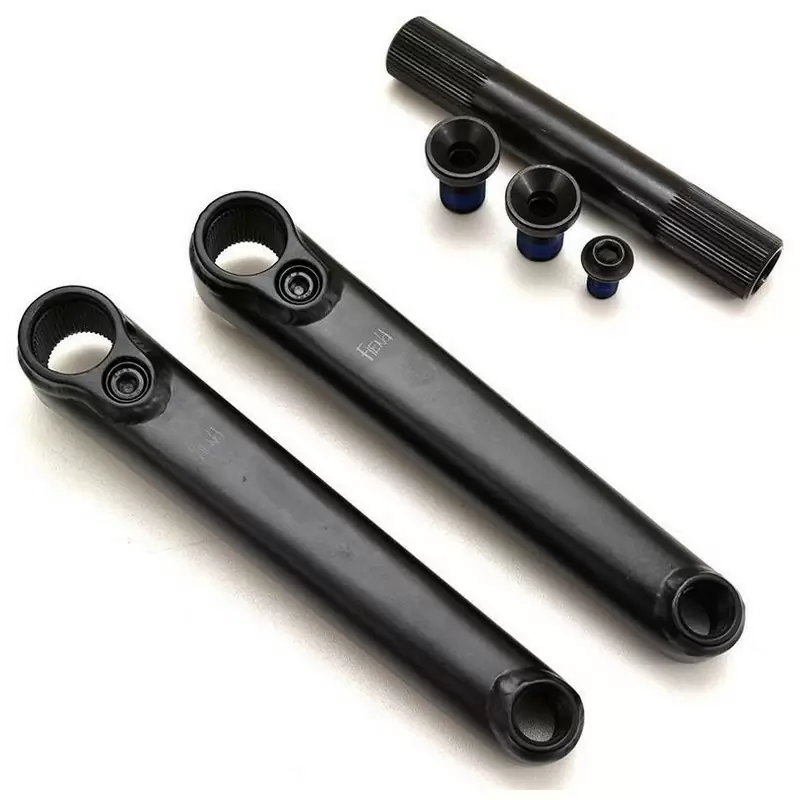 BMX SEGMENT 3 Crankset 22mm Axle RSD/LSD Compatible 165mm Black - image