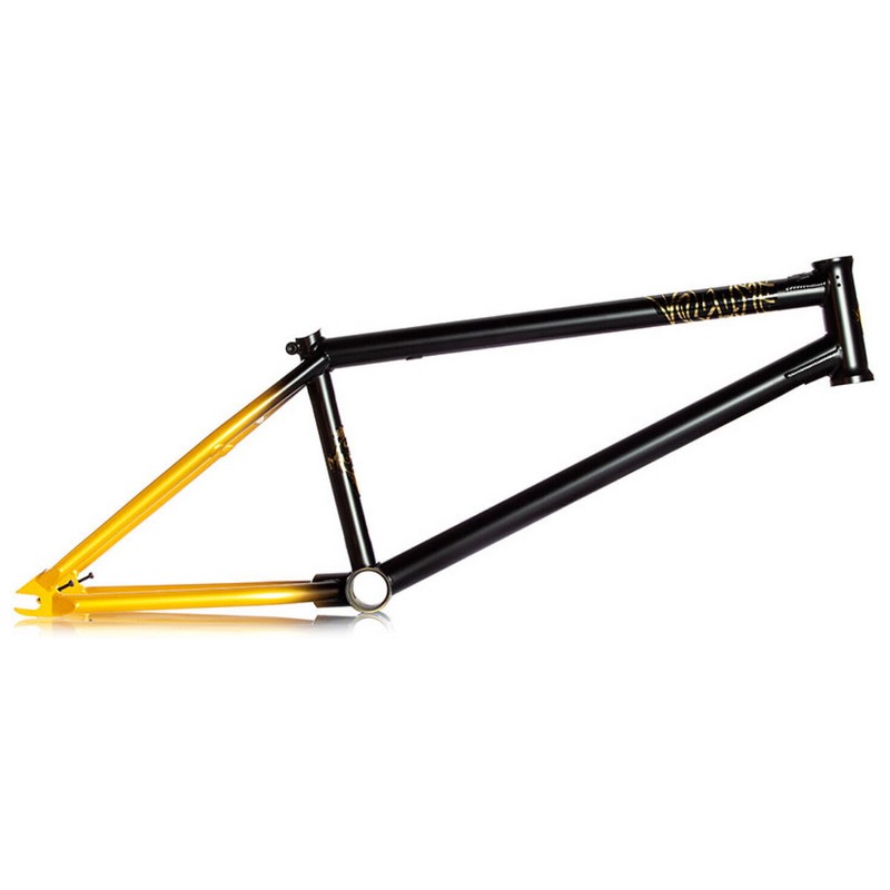 VELOCITY BMX Frame With Brake Kit Black/Gold Size 21''