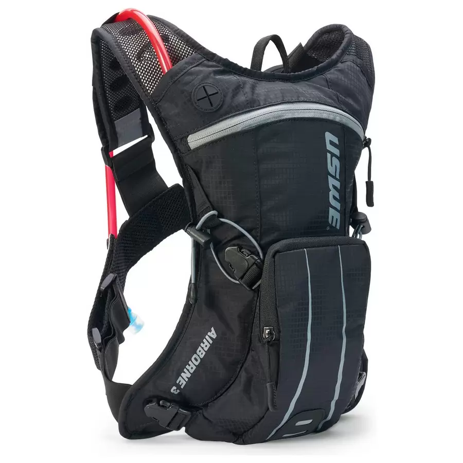 Mochila Airbone 3 Litros Negro/Gris - image