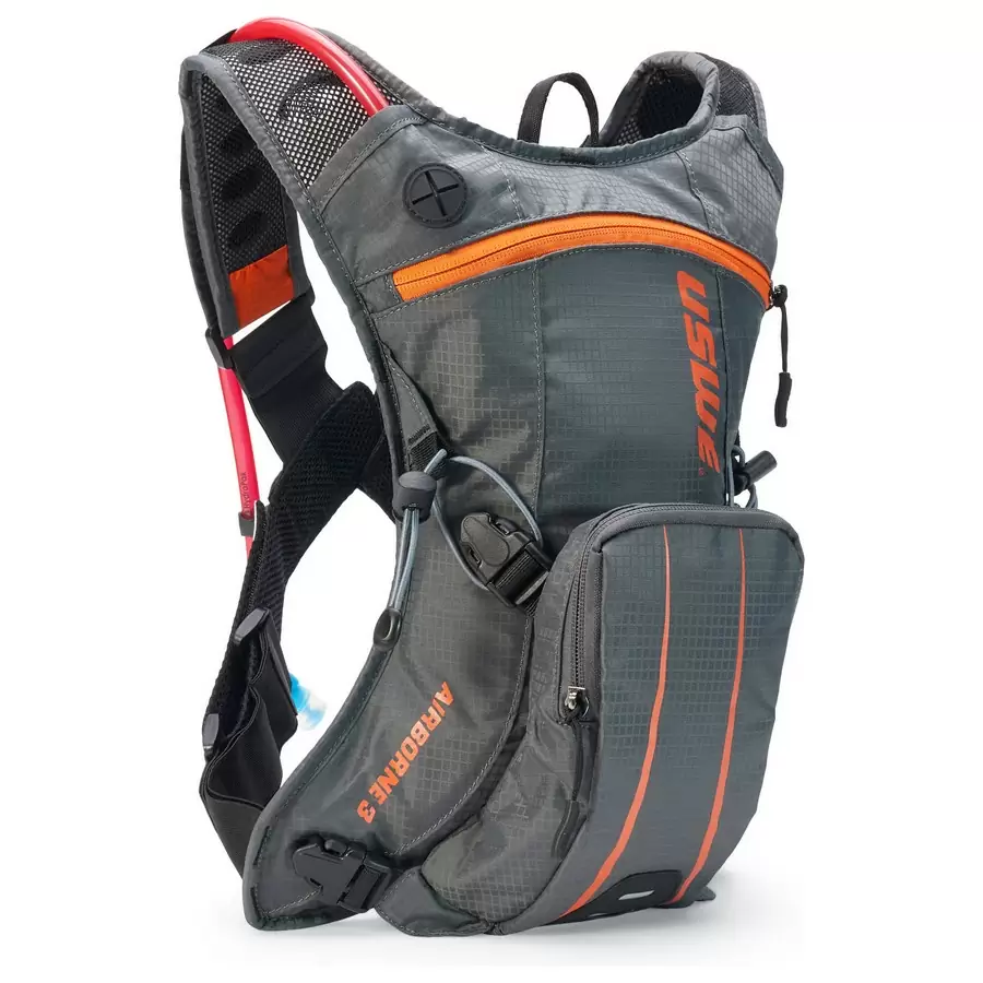 Mochila Airbone 3 Litros Gris/Naranja - image