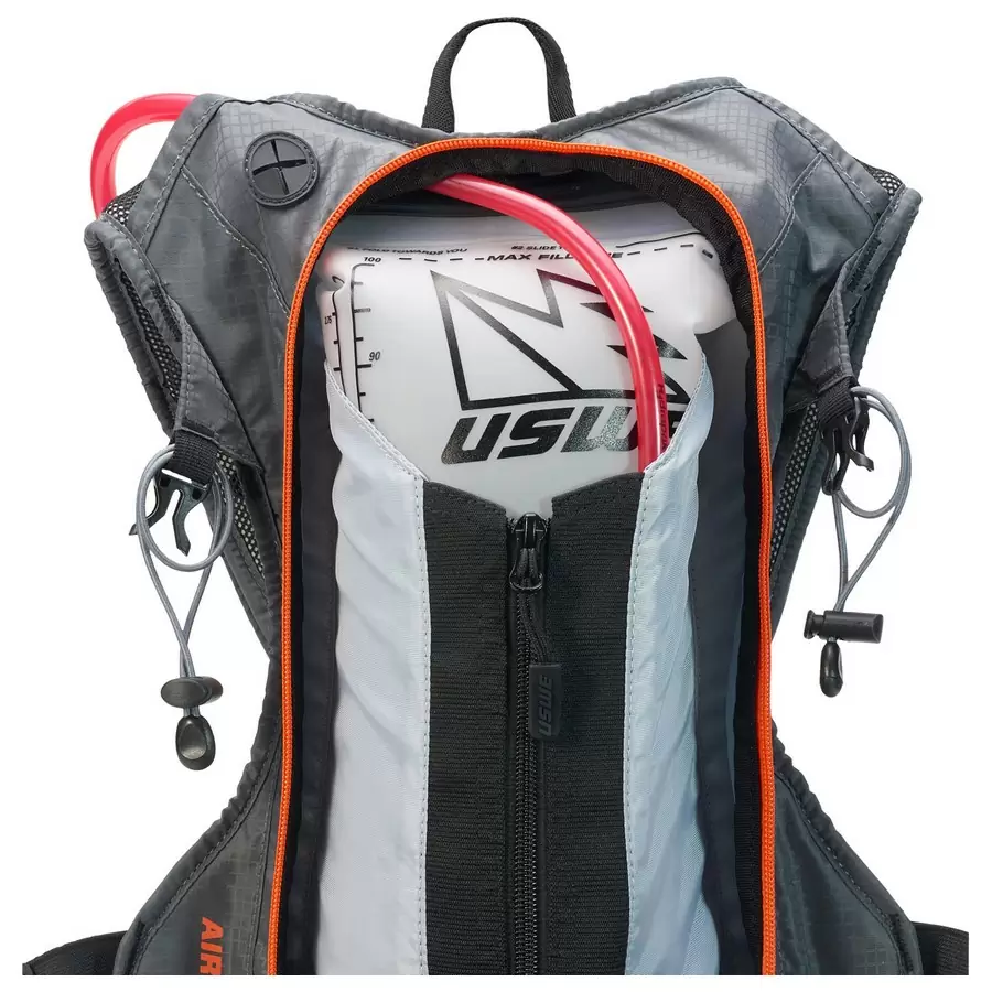 Mochila Airbone 9 Gris/Naranja #2