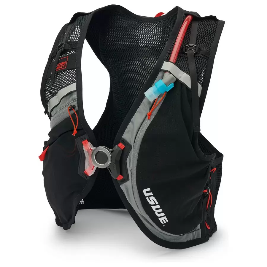 uswe weste rush 8 gr.: l volumen del paquete 8 litros negro - image