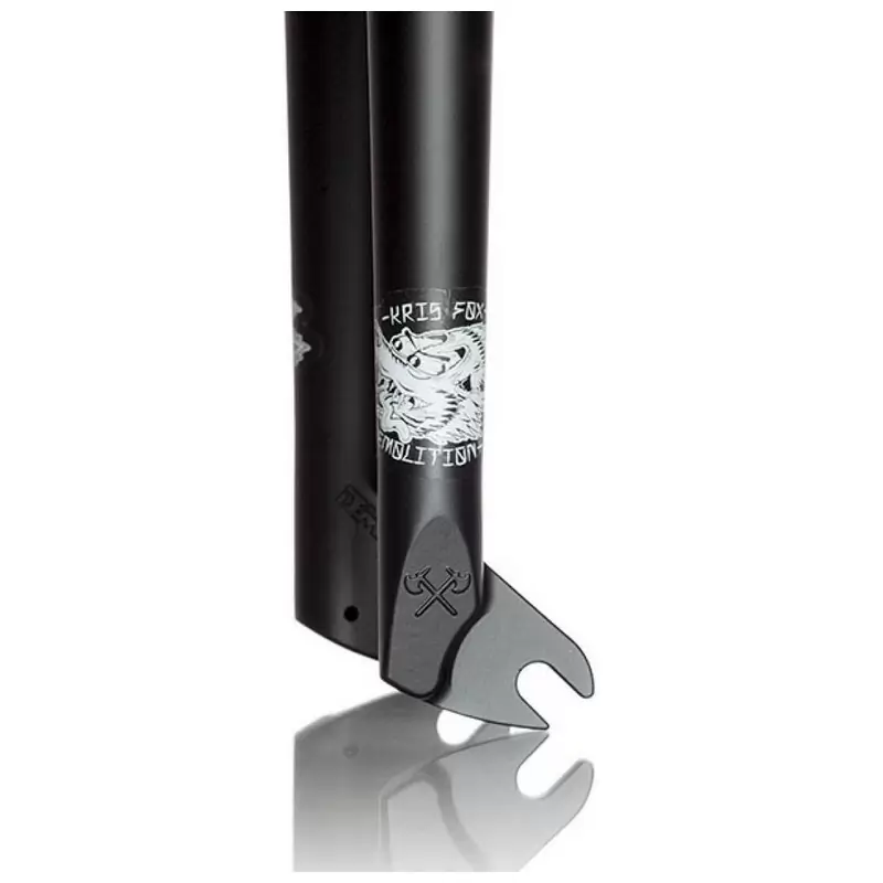 BMX Fork KRISFOX FORK 20'' 28mm Offset Axle 10mm White #4