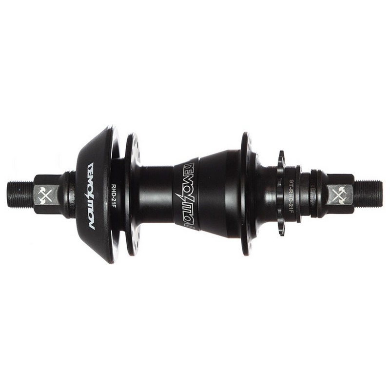 Rear Right BMX Hub Whistler Flat Black 9D 36 Holes