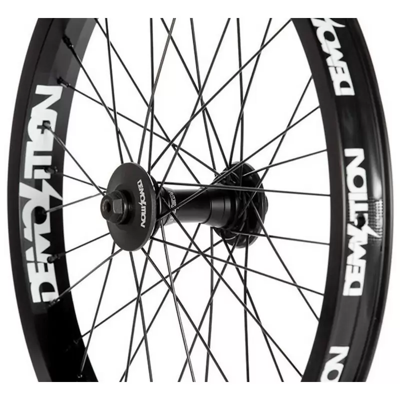 Ruota BMX Anteriore 20'' TEAM PLUS Nera - image