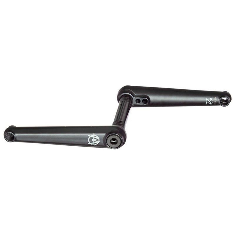BMX RIG Crankset 24mm Axle Compatible RSD/LSD 165mm Black