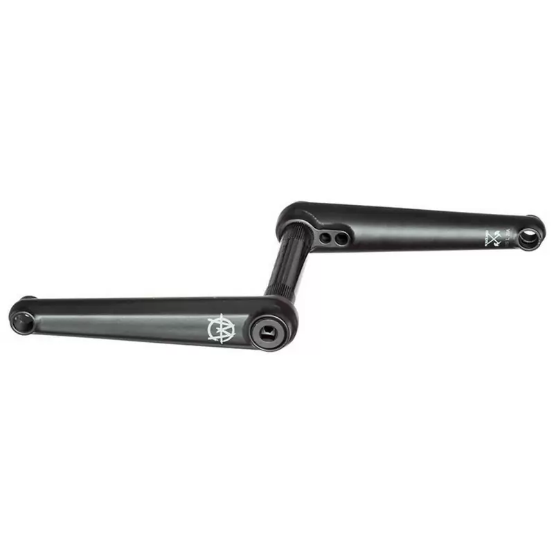 BMX RIG Crankset 24mm Axle Compatible RSD/LSD 165mm Black - image