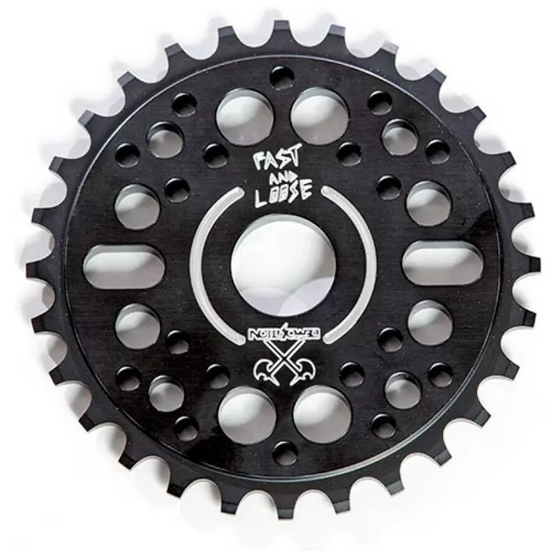 FAST&LOOSE SPROCKET BMX Kettenblatt Schwarz 28T - image