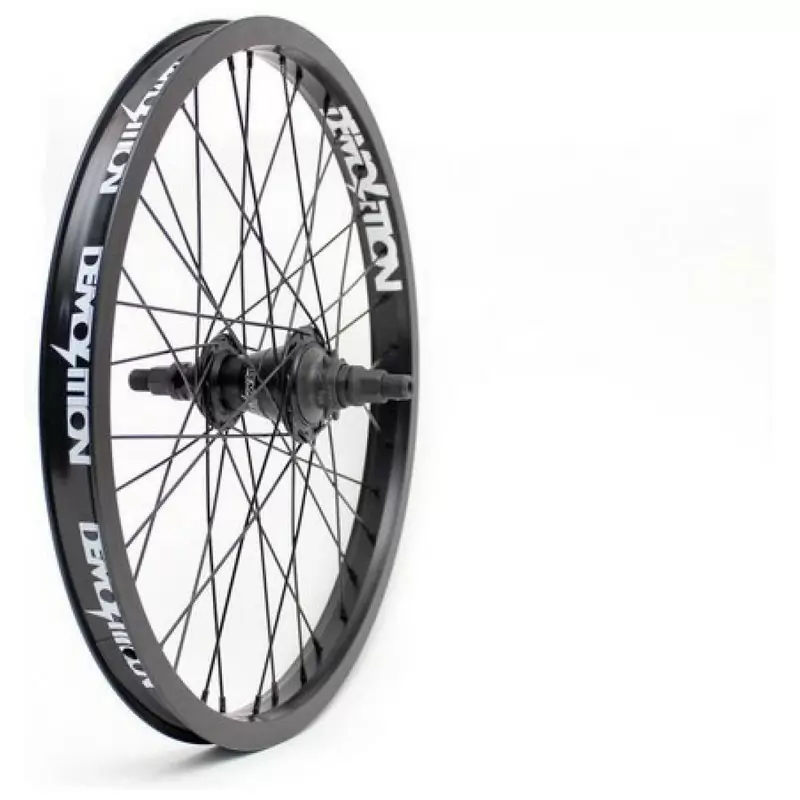 Rueda Trasera BMX 20'' LAUFRAD WHISTLER Transmisión Lado Izquierdo Negro - image